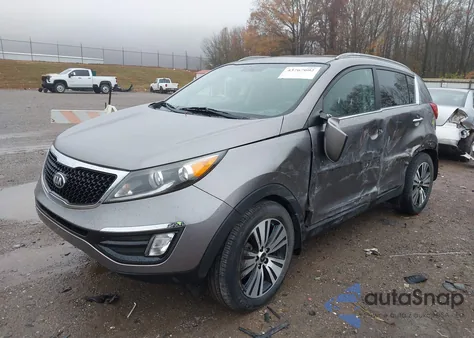 2014 Kia Sportage Ex from USA, damaged, VIN KNDPC3AC8E7631190
